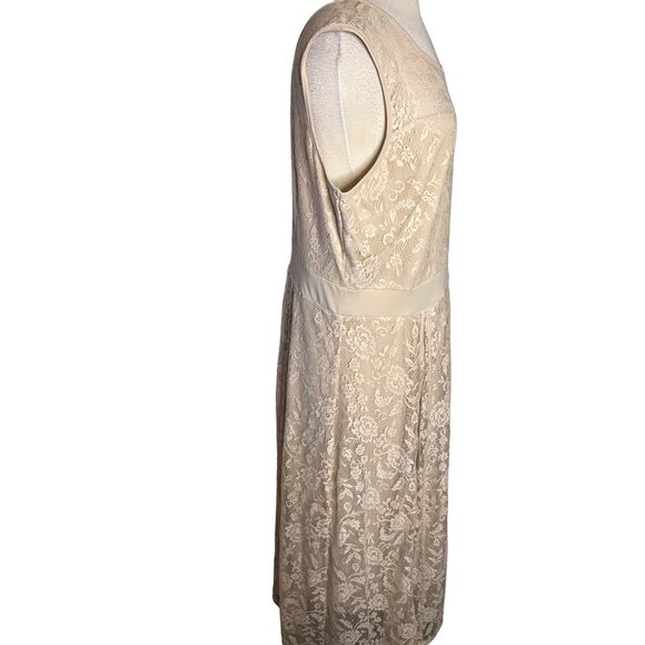 Candlelight women’s 2X Maxi Formal Lace Ivory Mother of the Bride - Picture 5 of 12